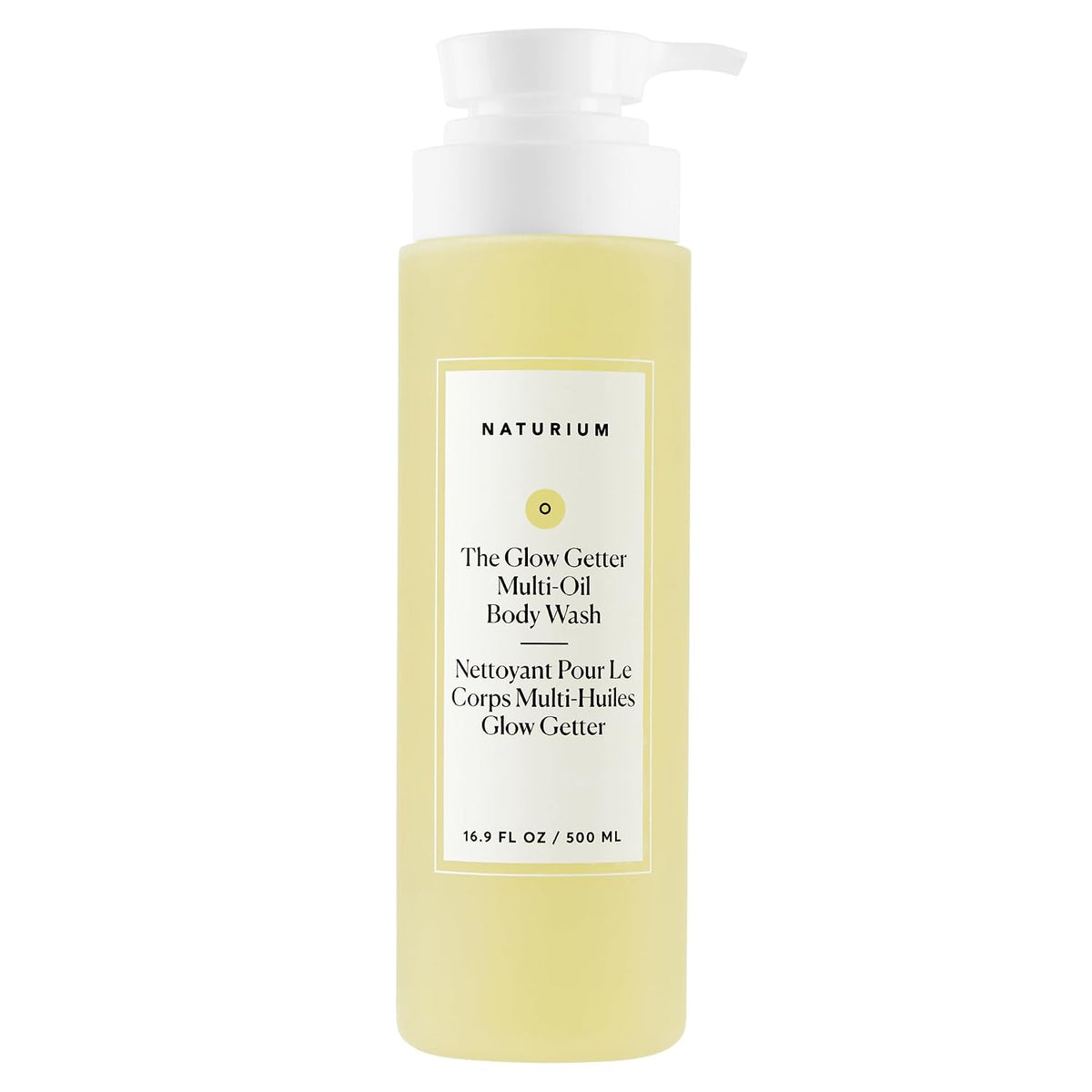 Naturium The Glow Getter Multi-Oil Body Wash, 16.9 fl oz | Nourishing Gentle Cleanser, Dissolves Impurities, Hydrating Base Protects Essential Moisture, for All Skin Types